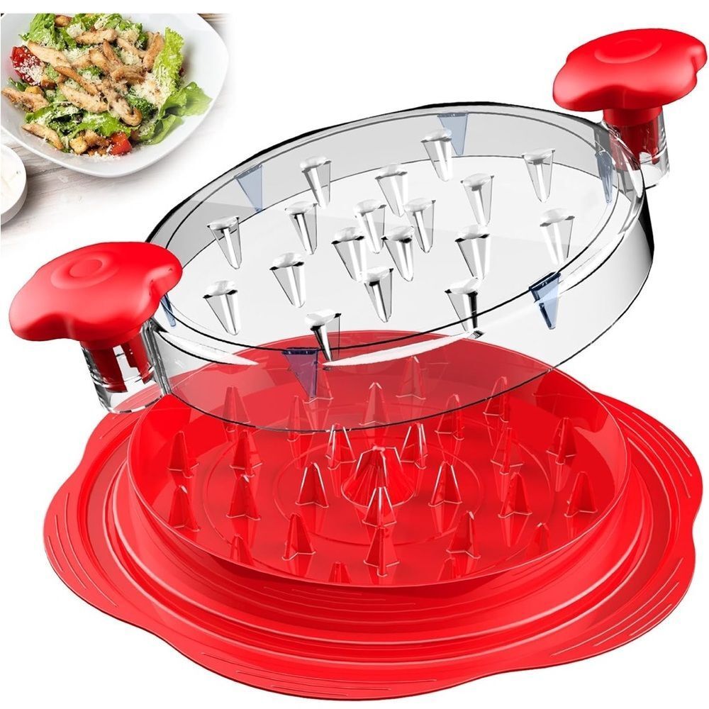 Chicken Shredder Tool Twist Anti-Slip Strip, Ergonomic Handles BPA Free